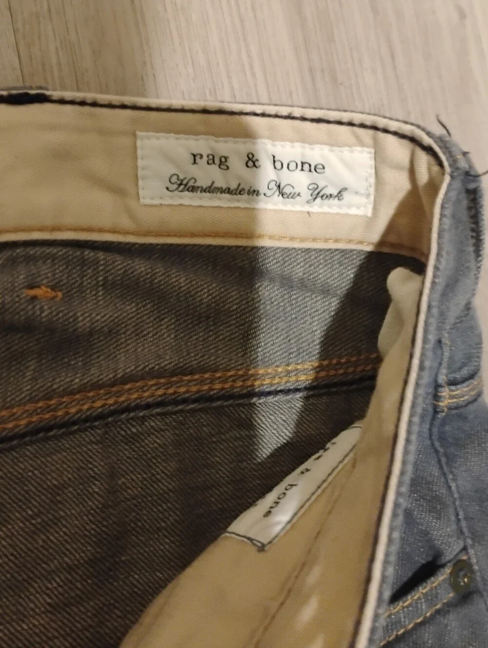 Rag & Bone Mens Lightweight Jeans Pants Sz 38 Waist